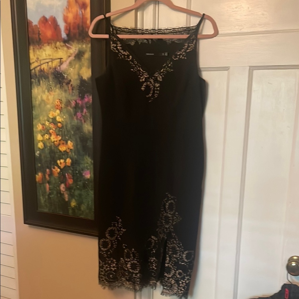 Elegant Black Lace Dress
